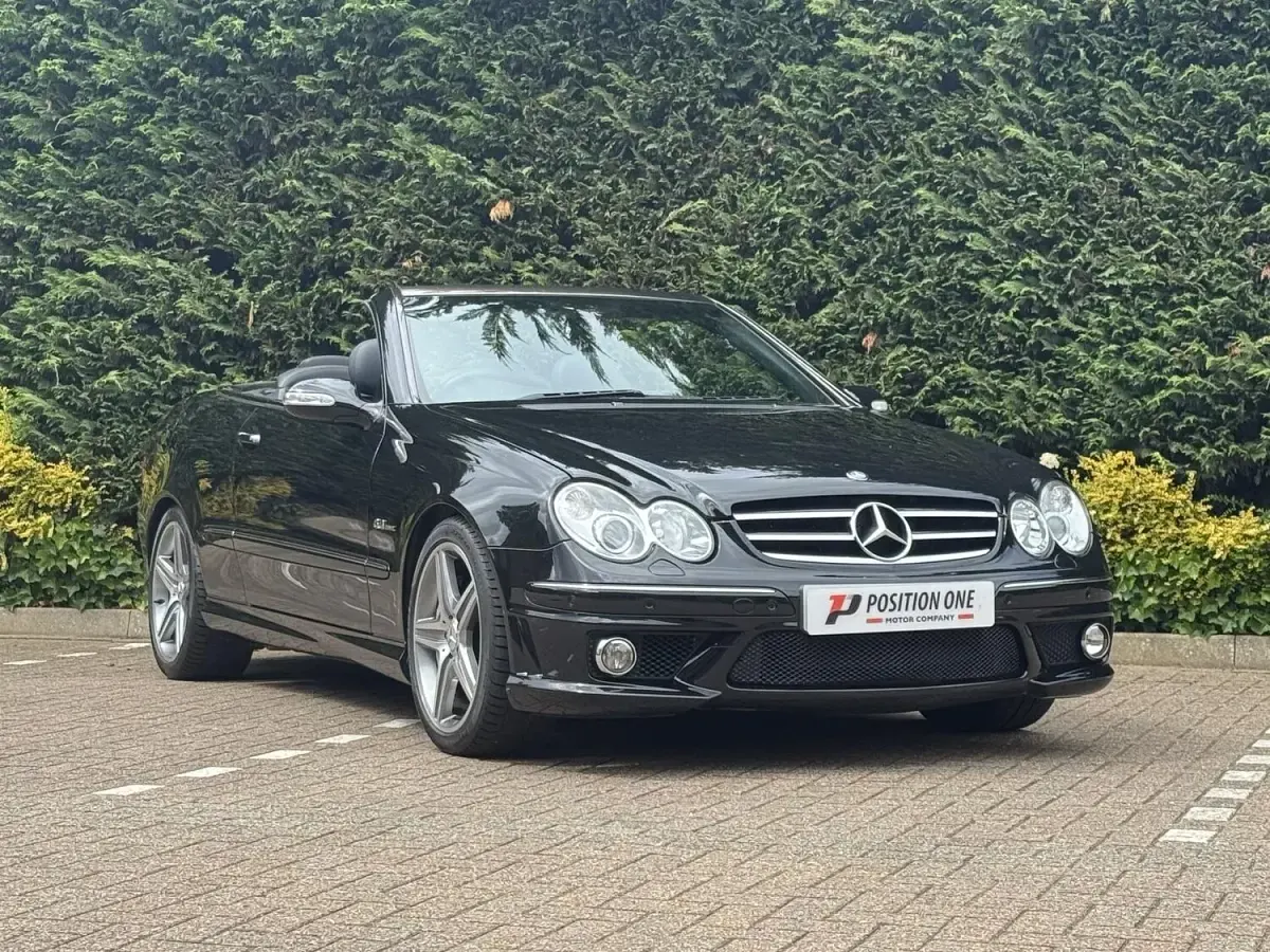 Used Mercedes CLK63 AMG 481 HP (353 kW) 2007 Black Cabriolet