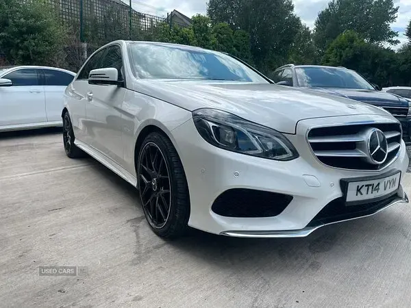 Used Mercedes E350 AMG 2014 White Sedan