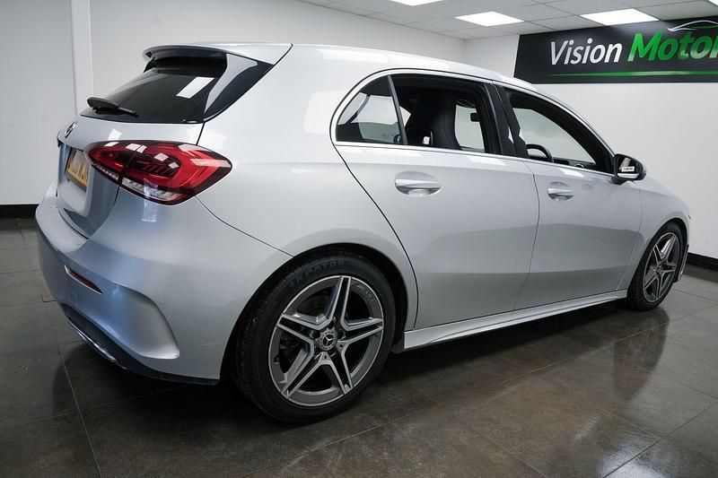 Used Mercedes A200 AMG line 163 HP (119 kW) 2020 Silver Hatchback