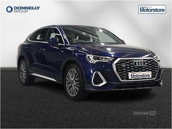 Blue Used 2022 Audi 200 S-Line Estate | £27,985 - Image 1/4