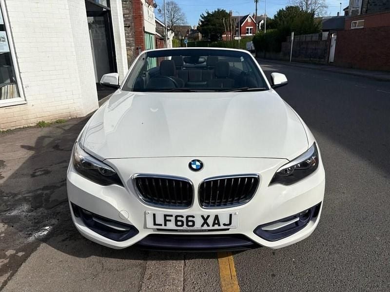 Used BMW 218 Sport Line 150 HP (110 kW) 2016 White Cabriolet
