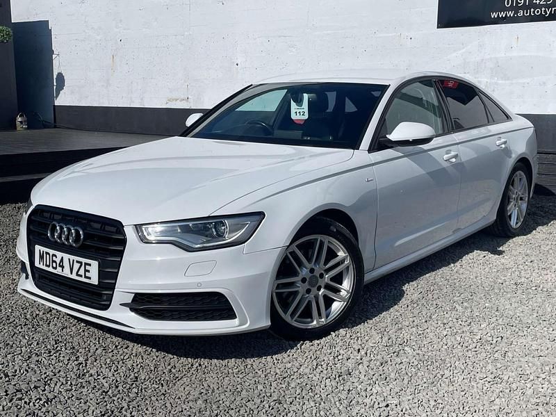 Used Audi A6 S-Line 2015 White Sedan