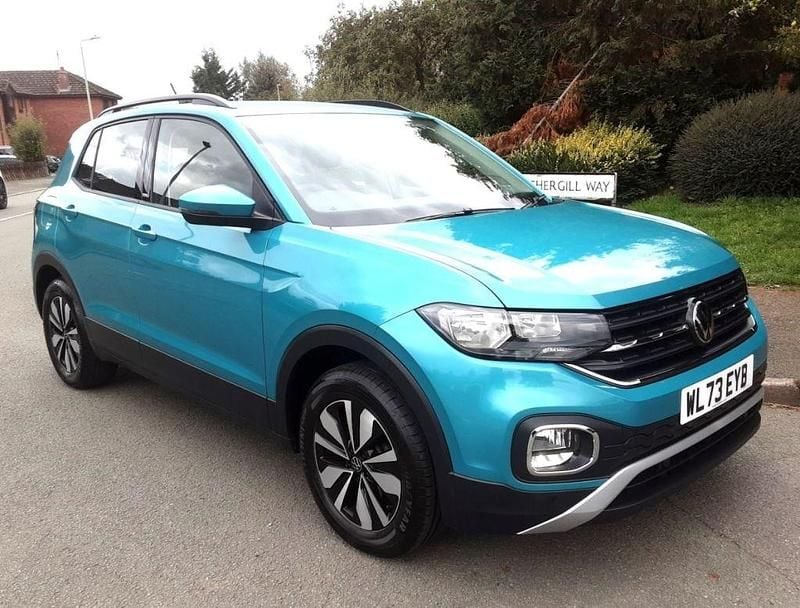 Turquoise Used 2024 VW T-Cross Move SUV | £20,000 (Good price) - Image 1/4