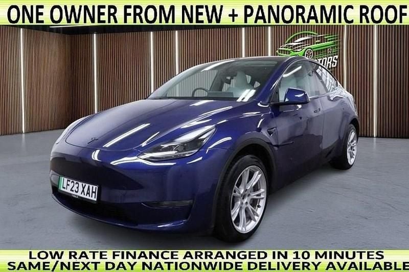 Used Tesla Model Y Long Range AWD 378 kW (514 HP) 2023 Blue SUV