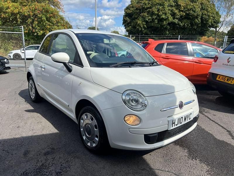White Used 2010 Fiat 500 Pop Hatchback | £3,795 (Good price) - Image 1/3