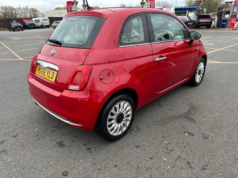 Used Fiat 500 Lounge 69 HP (50 kW) 2017 Red Hatchback