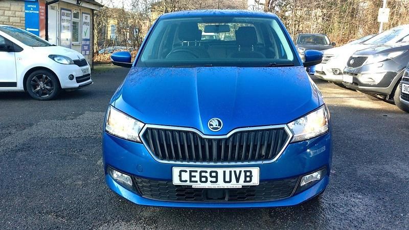 Used Skoda Fabia SE 95 HP (69 kW) 2019 Blue Hatchback