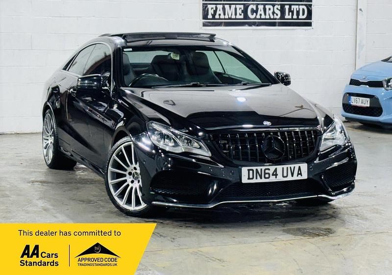 Black Used 2014 Mercedes E250 AMG line Coupe | £6,995 (Fair price) - Image 1/3