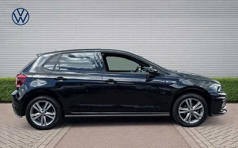 Used VW Polo R-line 95 HP (69 kW) 2021 Black Hatchback