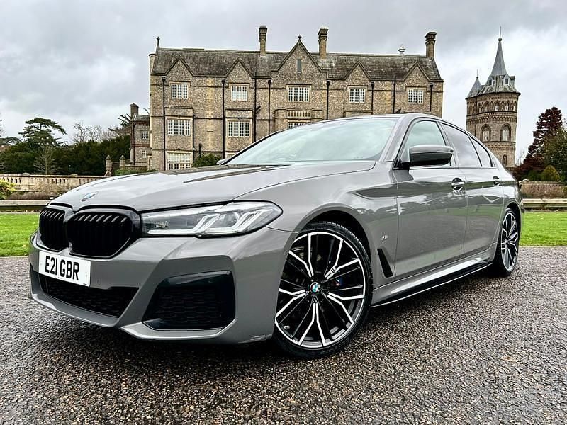 Grey Used 2021 BMW 520 M Sport Sedan | £26,995 (Fair price) - Image 1/4