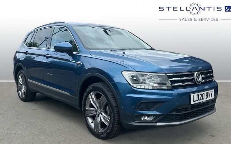 Blue Used 2020 VW Tiguan Allspace Match SUV | £22,640 (Super price) - Image 1/4