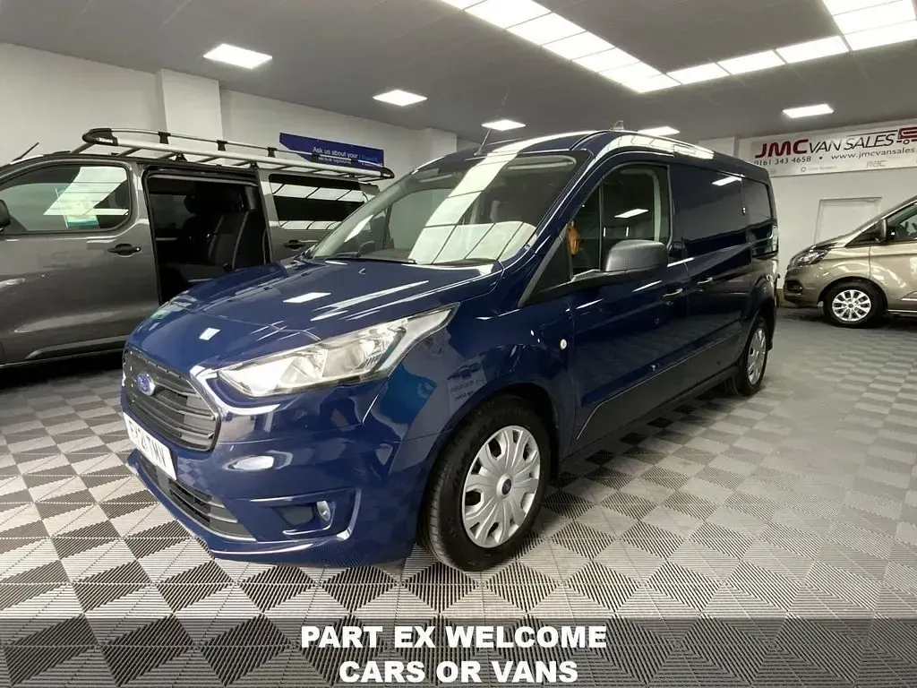 Used Ford Transit Trend 100 HP (73 kW) 2021 Blue Van