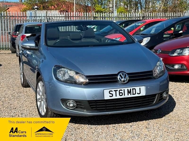 Usado VW Golf S 105 HP (77 kW) 2011 Azul Cabrios