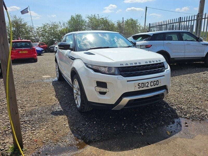 White Used 2012 Land Rover Range Rover evoque Dynamic Coupe | £5,295 (Fair price) - Image 1/4