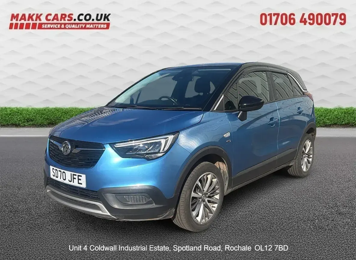 Used Vauxhall Crossland X 110 HP (80 kW) 2020 Blue SUV
