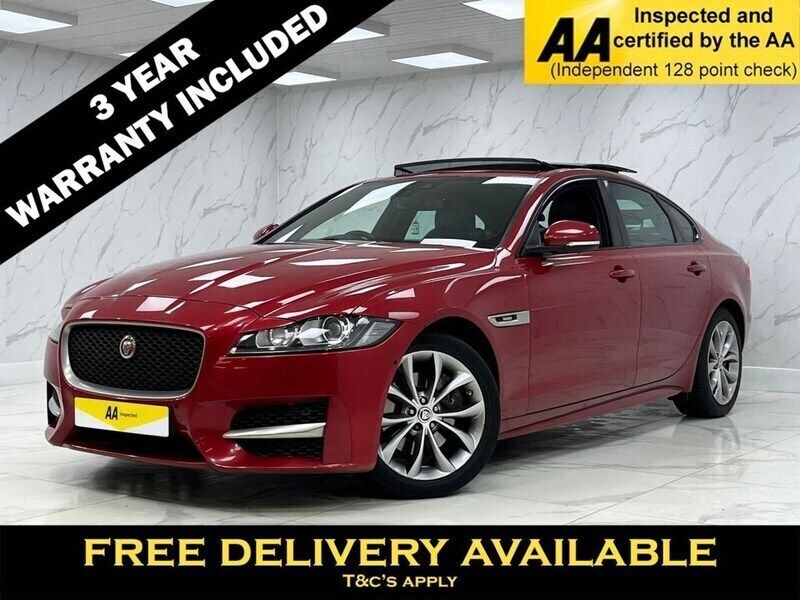 Red Used 2016 Jaguar XF R-Sport Sedan | £11,395 (Fair price) - Image 1/2
