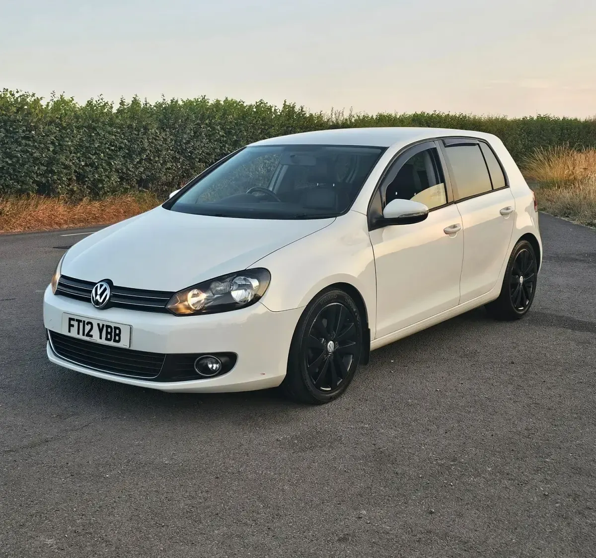 Used VW Golf VII GT 2012 White Hatchback