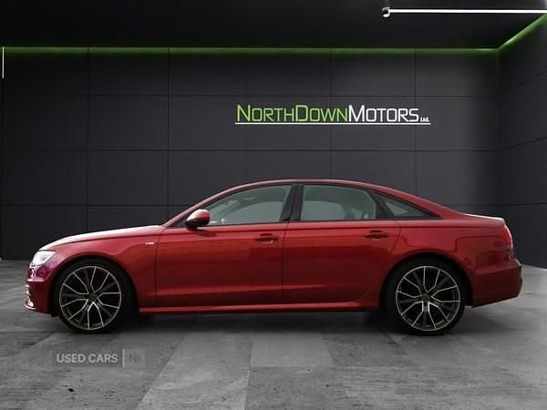 Used Audi A6 S-Line 2014 Red Sedan