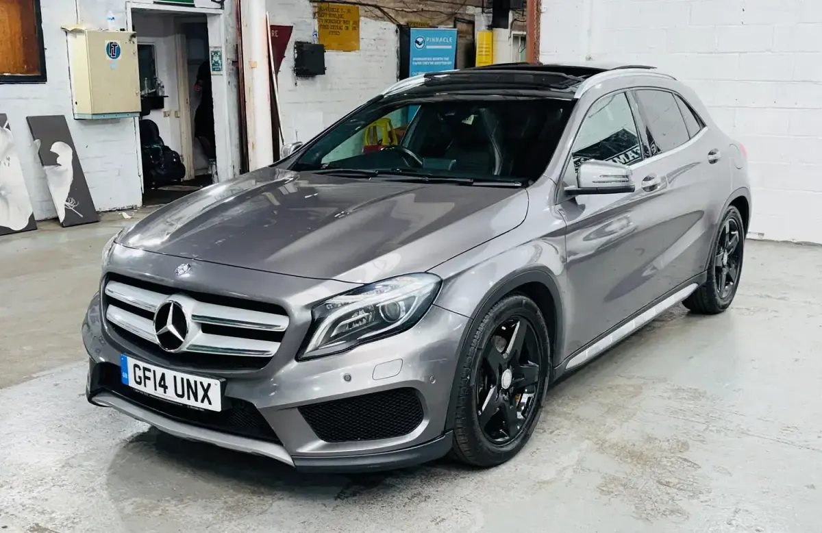 Used Mercedes GLA220 AMG line 170 HP (125 kW) 2014 Grey SUV