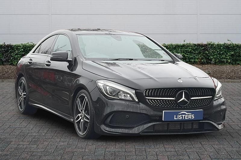 Used Mercedes CLA220 AMG line 2018 Black Sedan