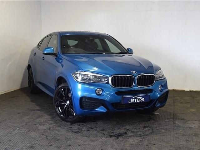 Blue Used 2018 BMW X6 M Sport SUV | £22,955 (Good price) - Image 1/4
