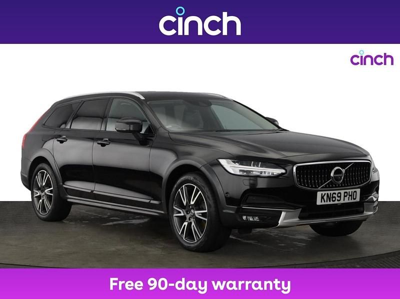 Black Used 2019 Volvo V90 CC Plus Estate | £20,499 (Fair price) - Image 1/3
