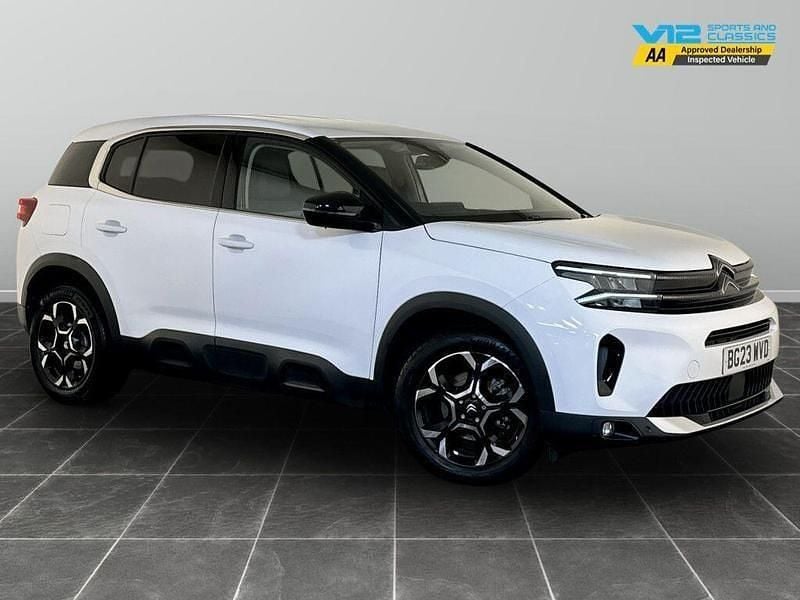 White Used 2023 Citroën C5 Aircross PureTech SUV | £13,495 (Good price) - Image 1/2