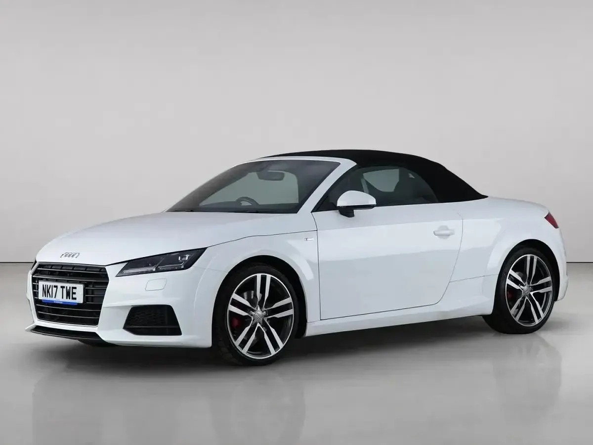 Used Audi TT Roadster S-Line 184 HP (135 kW) 2017 White Cabriolet