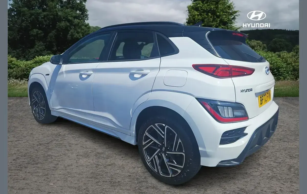 Used Hyundai Kona N Line 117 HP (86 kW) 2022 White SUV