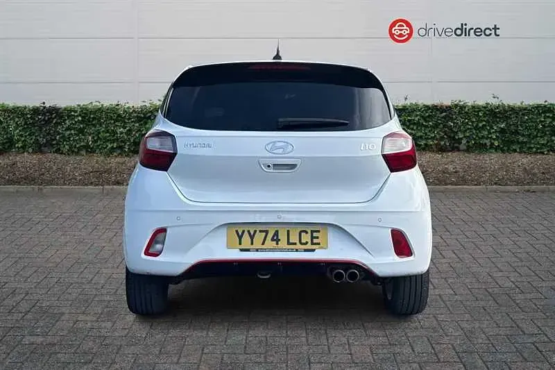 Käytetty Hyundai i10 N Line 90 HP (66 kW) 2024 Valkoinen Viistoperä