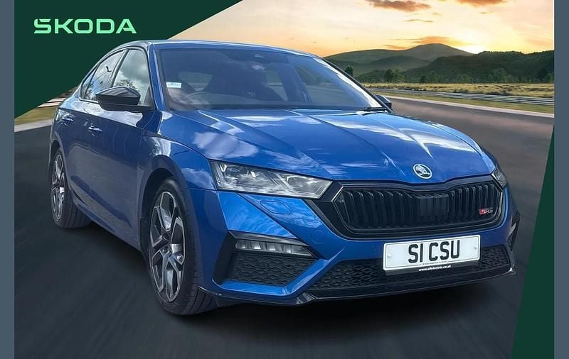 Used Skoda Octavia vRS 245 HP (180 kW) 2023 Blue Hatchback