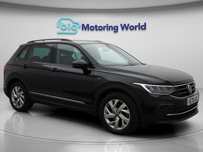 Black Used 2021 VW Tiguan S SUV | £18,800 (Fair price) - Image 1/4
