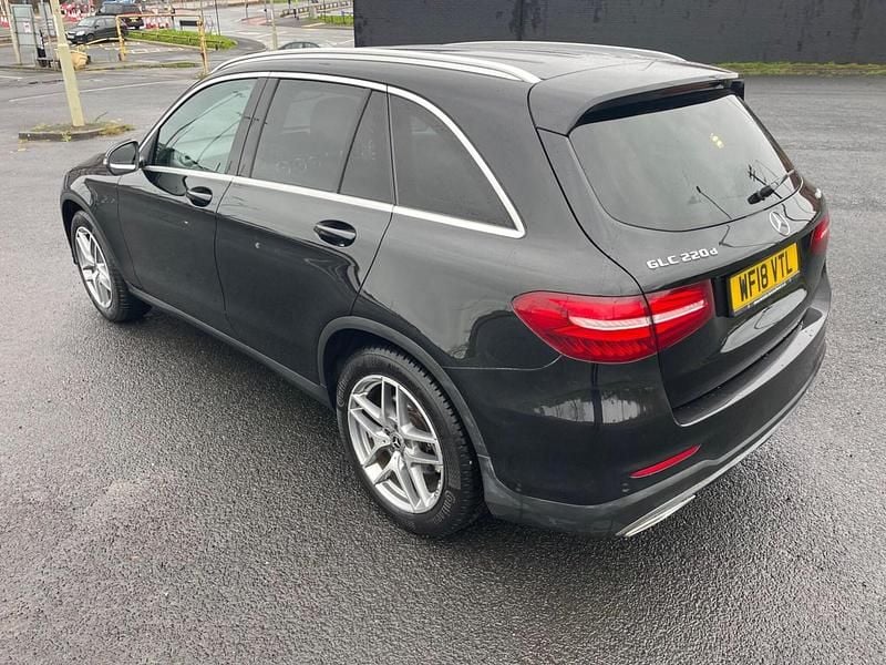 Used Mercedes GLC220 AMG line 170 HP (125 kW) 2018 Black Estate