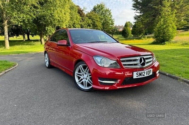 Red Used 2012 Mercedes C220 AMG Sedan | £6,995 (Fair price) - Image 1/1