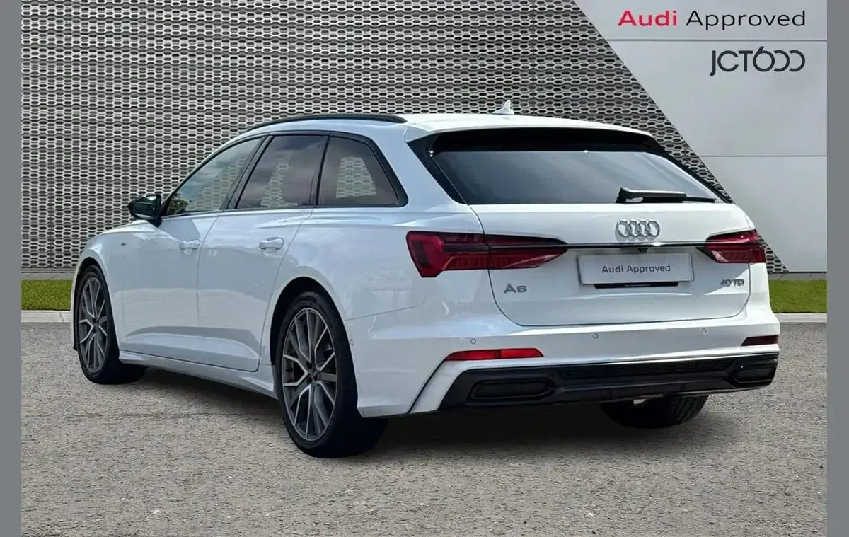 Used Audi A6 Black Edition 200 HP (147 kW) 2020 White Estate