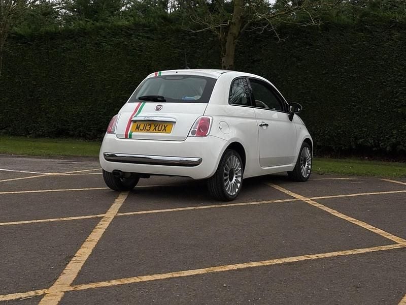 Used Fiat 500 Lounge 69 HP (50 kW) 2013 White Hatchback