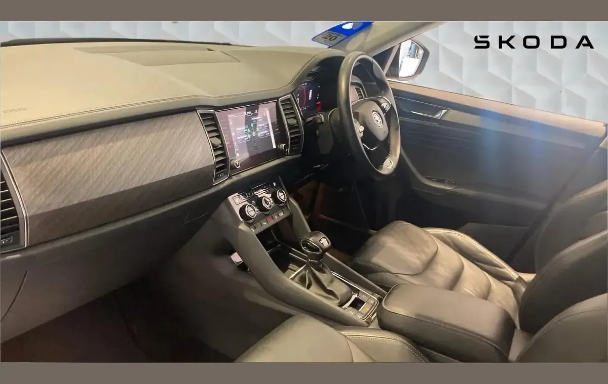 Used Skoda Kodiaq SE L Executive 150 HP (110 kW) 2023 Black magic pearl effect SUV