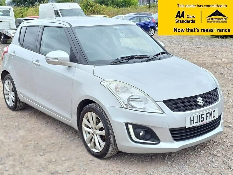 Silver Used 2015 Suzuki Swift SZ4 Hatchback | £7,488 (Fair price) - Image 1/4