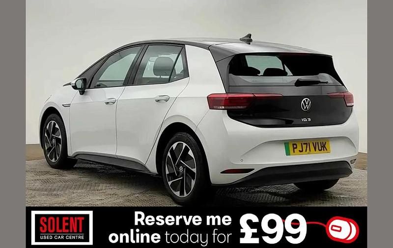 Used VW ID.3 Pro 106 kW (145 HP) 2022 White Hatchback