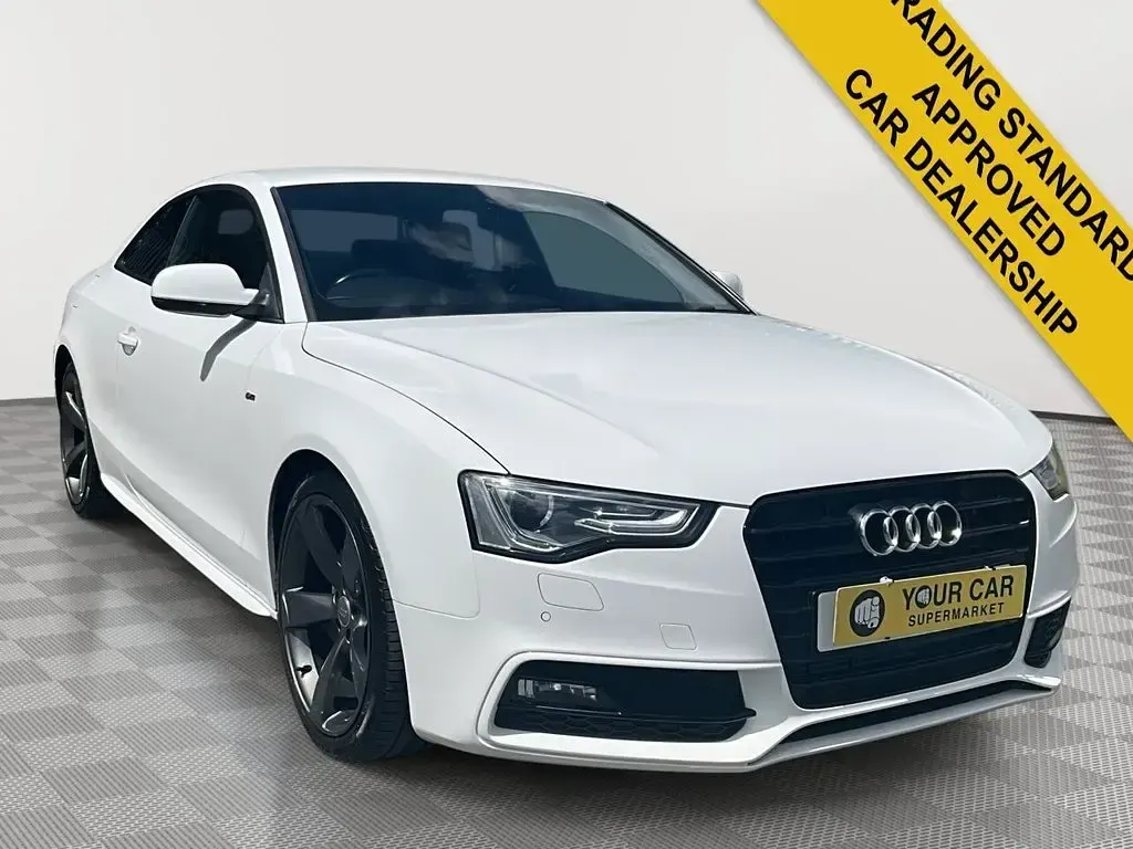 Used Audi A5 Black Edition 177 HP (130 kW) 2013 White Coupe