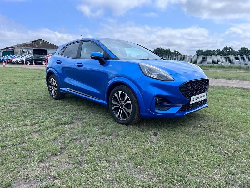 Blue Used 2021 Ford Puma ST-Line Hatchback | £9,995 (Super price) - Image 1/4