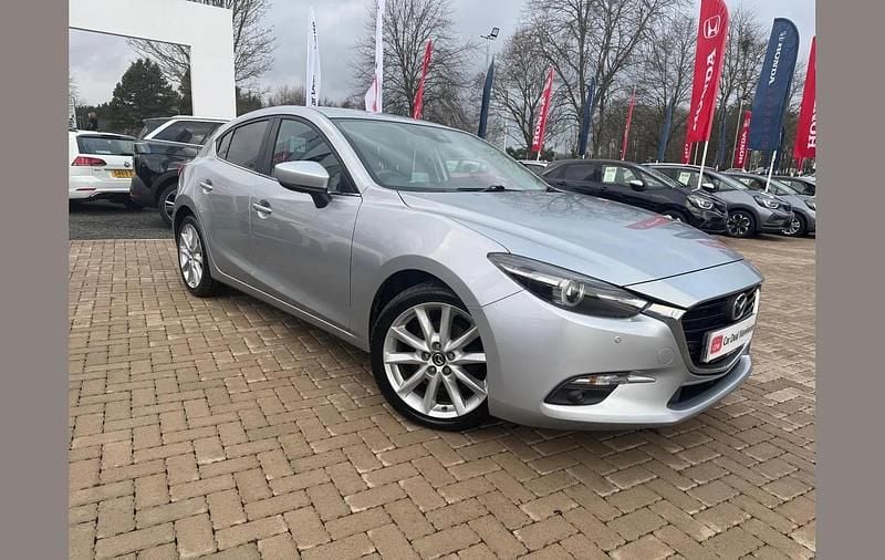 Silver Used 2017 Mazda 3 Inclusive Hatchback | £8,799 (Fair price) - Image 1/3