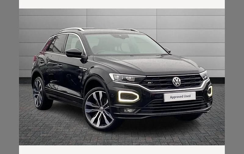 Black Used 2019 VW T-Roc R-line SUV | £15,095 (Fair price) - Image 1/3