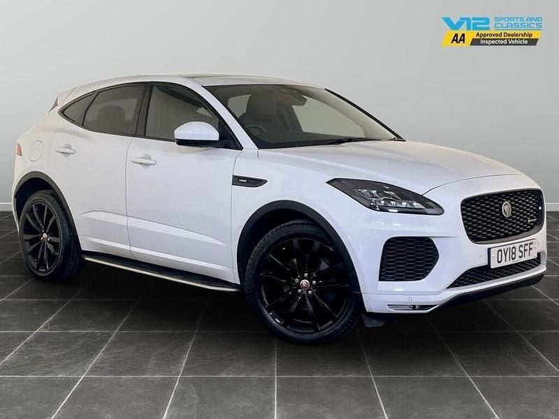 White Used 2018 Jaguar E-Pace R-Dynamic SUV | £14,495 (Fair price) - Image 1/2