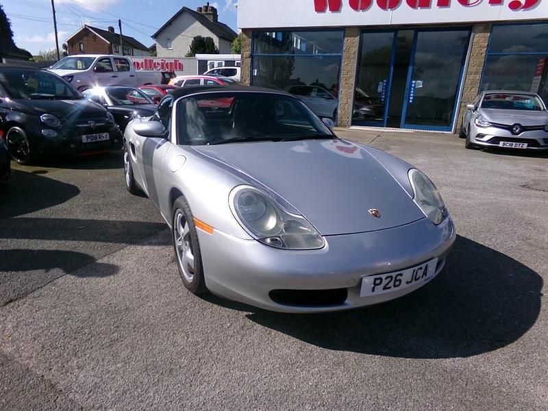 Used Porsche Boxster 220 HP (161 kW) 2002 Silver Cabriolet