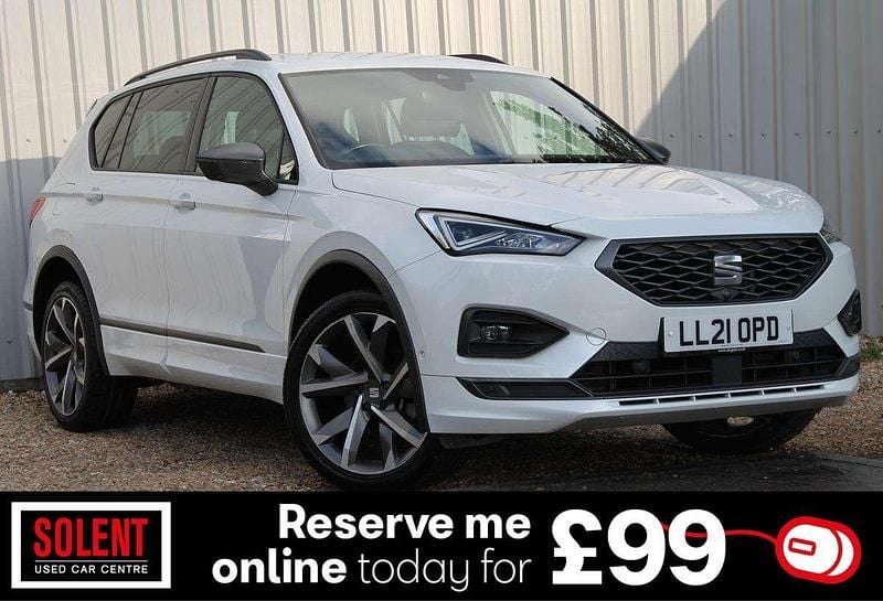 White Used 2021 Seat Tarraco FR Sport SUV | £21,990 (Fair price) - Image 1/3