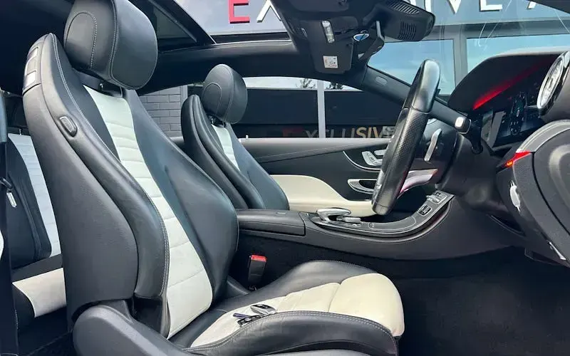 Used Mercedes E220 AMG Line Premium 194 HP (142 kW) 2018 White Coupe