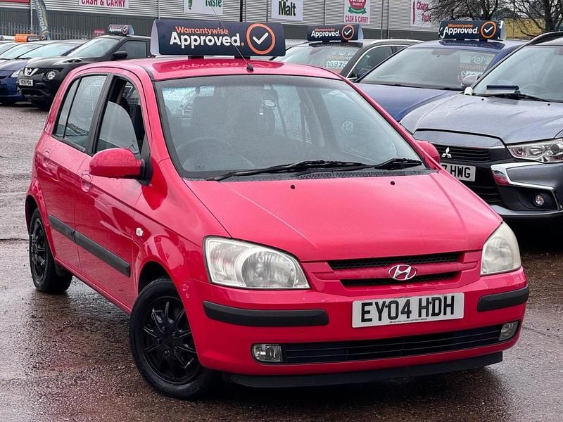 Red Used 2004 Hyundai Getz Hatchback | £975 (Super price) - Image 1/3