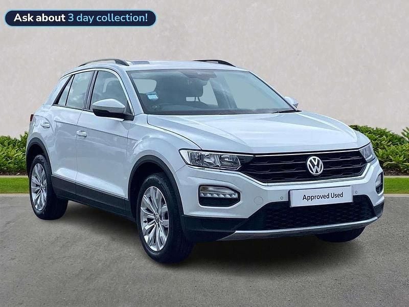 White Used 2020 VW T-Roc SE SUV | £13,502 (Fair price) - Image 1/4