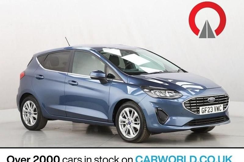 Used Ford Fiesta Titanium 125 HP (91 kW) 2023 Blue Hatchback